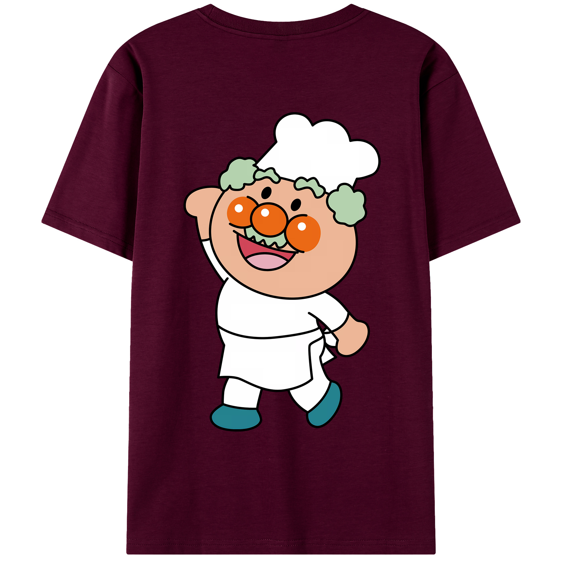 （画像用） アンパンマン Anpanman レディース半袖Tシャツ(バックプリント)